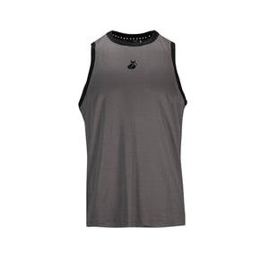 Polera Tilki Tank Mesh Lehinde Negro/Gris