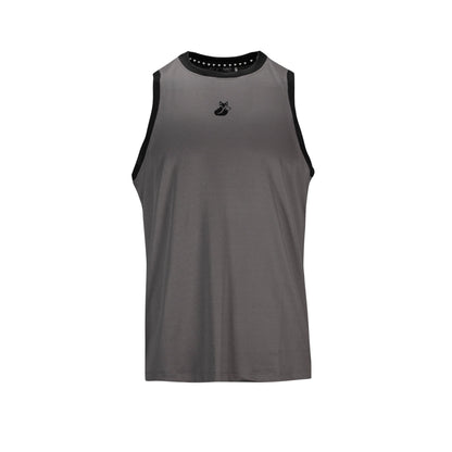 Polera Tilki Tank Mesh Lehinde Negro/Gris