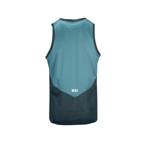 Polera Tilki Tank Mesh Lehinde Verde/Verde Oscuro