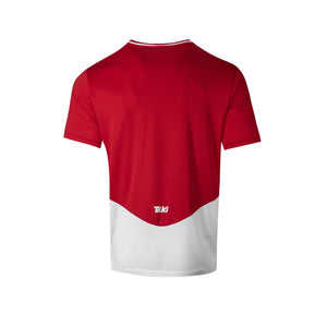 Polera Tilki Mesh Lehinde Rojo/Blanco