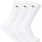 Calcetin Lacoste Sport Blanco X3