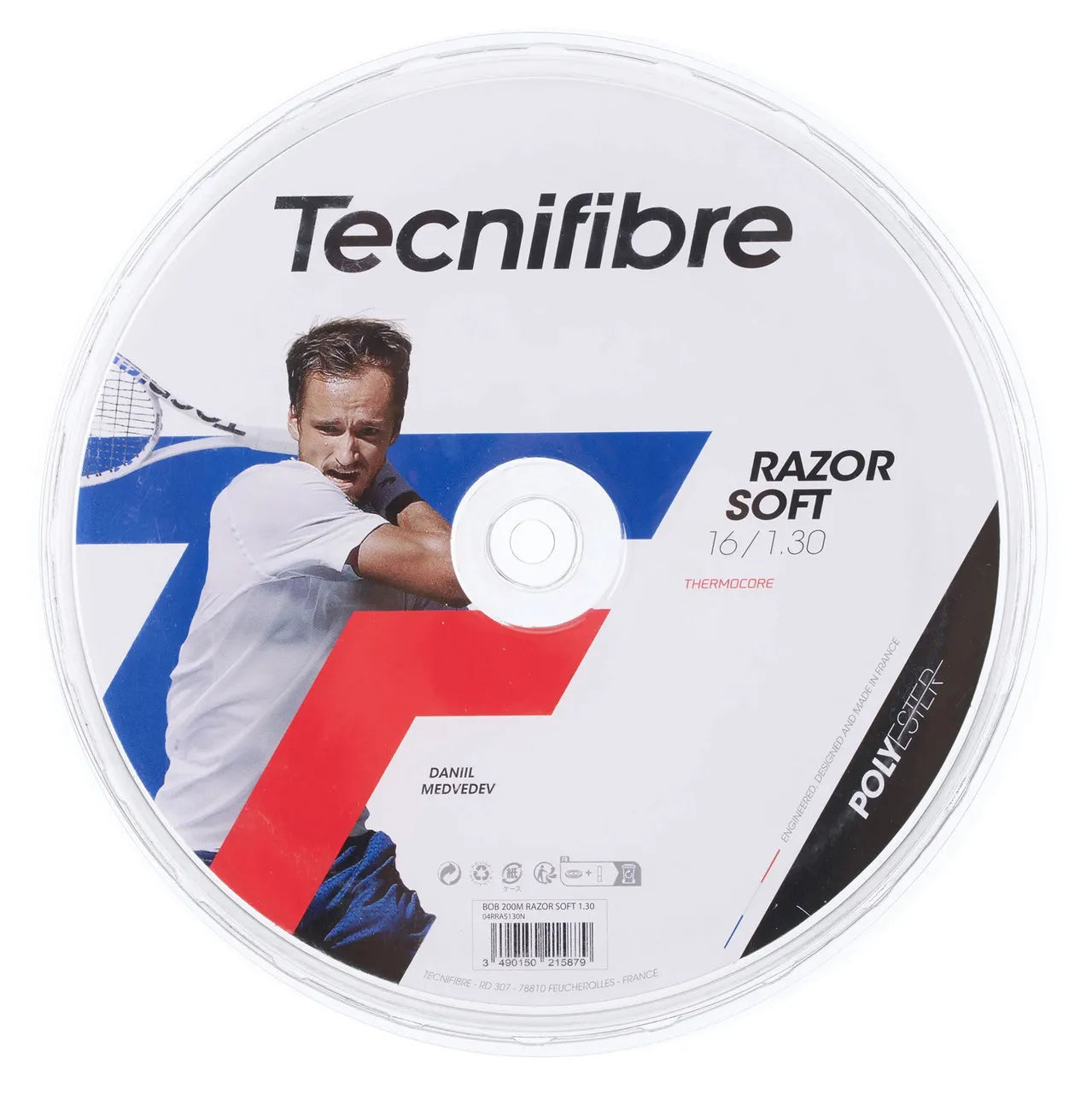 Rollo de Cuerda Tecnifibre Razor Soft 1.30 - 200m