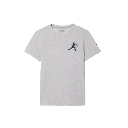 Polera Lacoste Novak Djokovic Gris